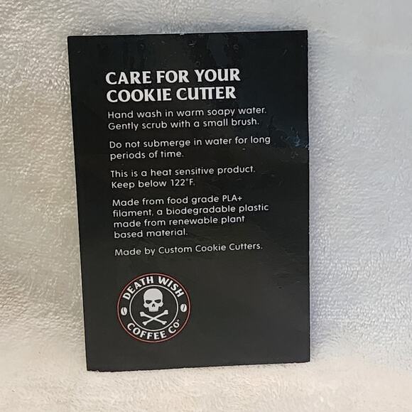 Death Wish Coffee Company Official Mug Cookie Cutter 3.5" x 2.5" New In Package - Picture 4 of 7